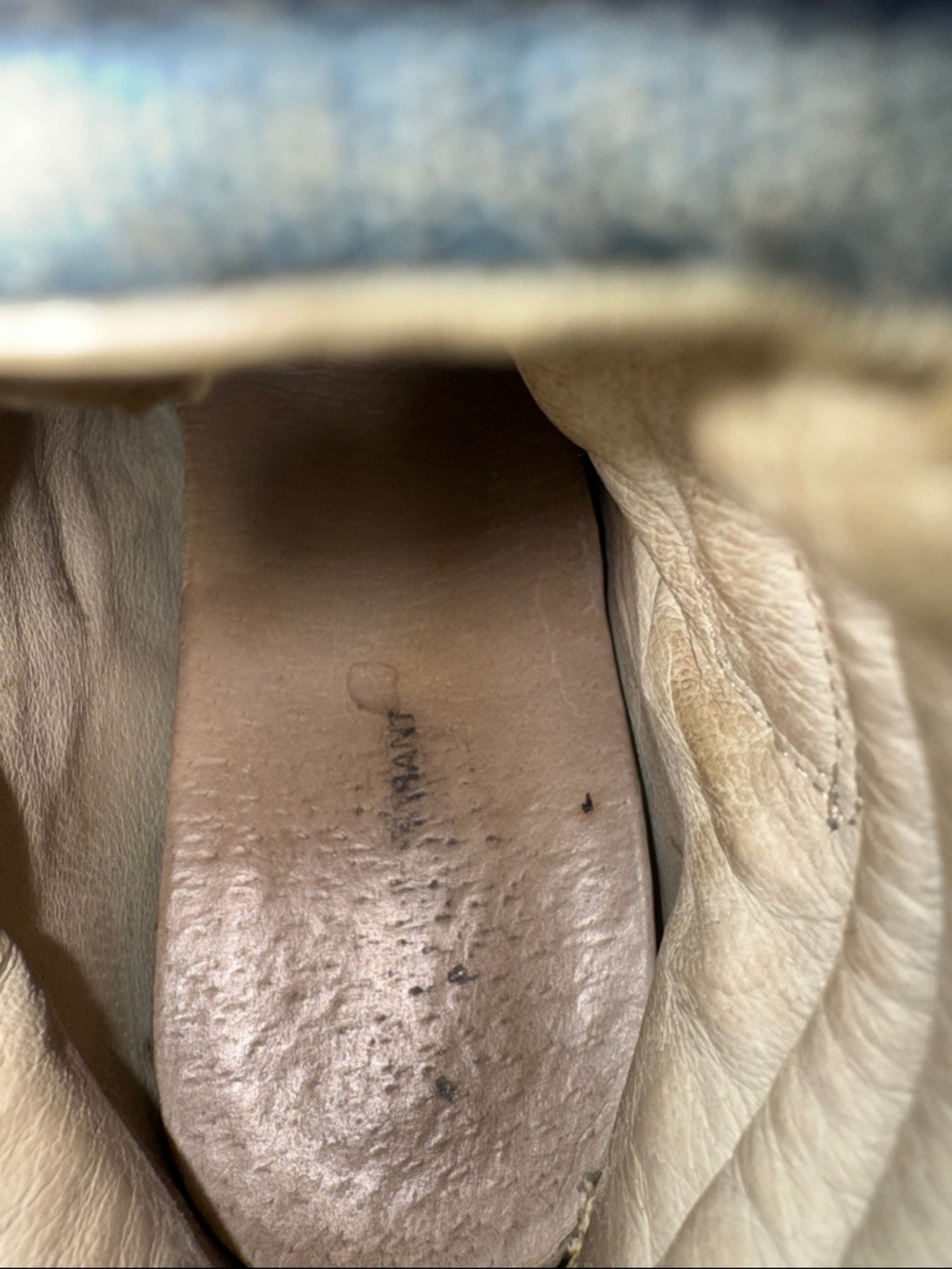 Vintage Isabel  Marant ripped denim wedge sneaker - Picture 4 of 5